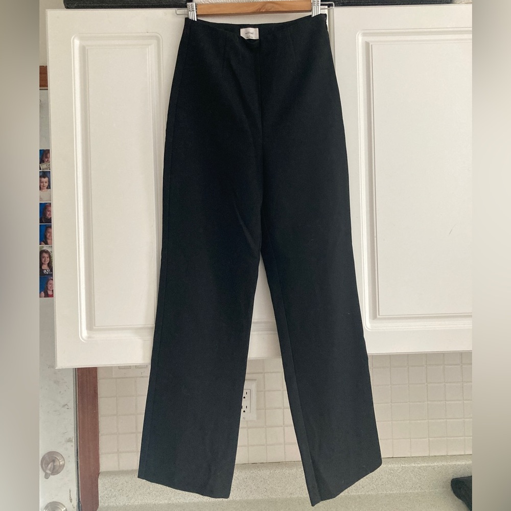 Wilfred Straight Leg Pant | Black | Sz. 2 | High Waisted
